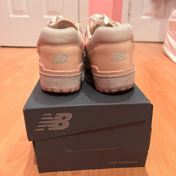 New Balance 550 Women’s Sneakers in Peach Pink and Beige - Picture 5 of 10